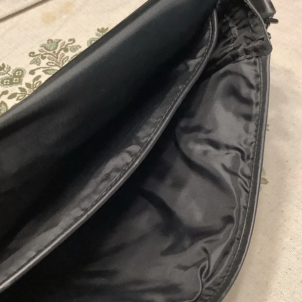 Tumi Black Leather Messenger Bag